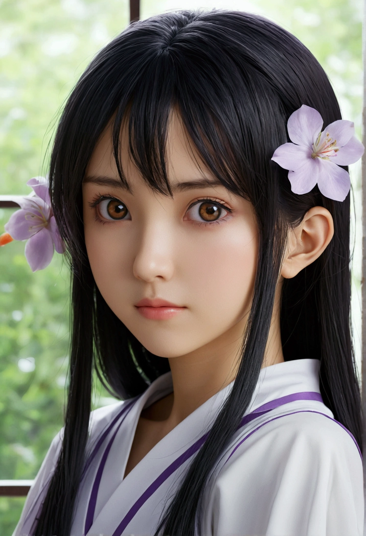 ((masterpiece,best quality)),1girl,expressionless,gokou_ruri,gokou_ruri_normal,upper body, close range