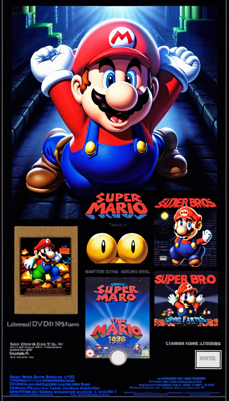 Bowser character from the game super mario bros, dvd screenshot, cinematic lighting, 1980s video, realistc, vhs, dark fantasy ambient