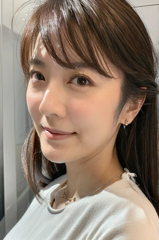 ((Highest quality)), ((masterpiece)), (detailed),Perfect Face,Japanese,Mature Woman,Upper Body
