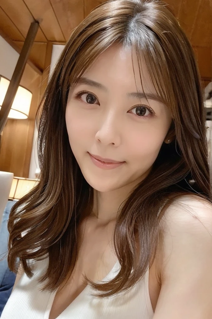 ((Highest quality)), ((masterpiece)), (detailed),Perfect Face,Japanese,Mature Woman,Upper Body