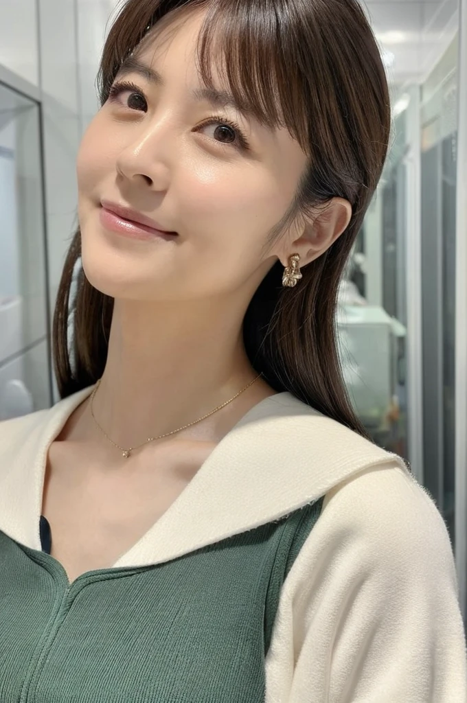 ((Highest quality)), ((masterpiece)), (detailed),Perfect Face,Japanese,Mature Woman,Upper Body