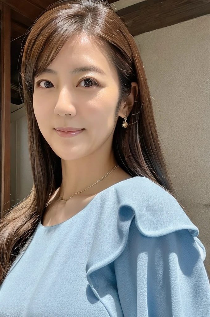 ((Highest quality)), ((masterpiece)), (detailed),Perfect Face,Japanese,Mature Woman,Upper Body