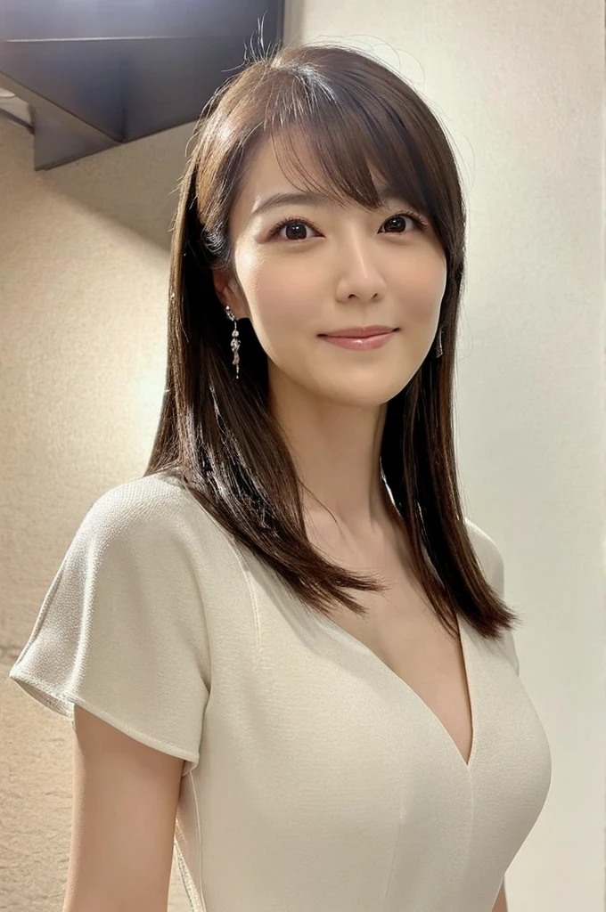 ((Highest quality)), ((masterpiece)), (detailed),Perfect Face,Japanese,Mature Woman,Upper Body