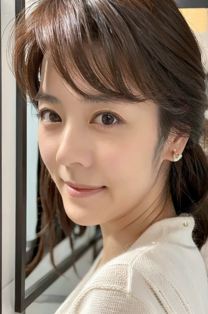 ((Highest quality)), ((masterpiece)), (detailed),Perfect Face,Japanese,Mature Woman,Upper Body