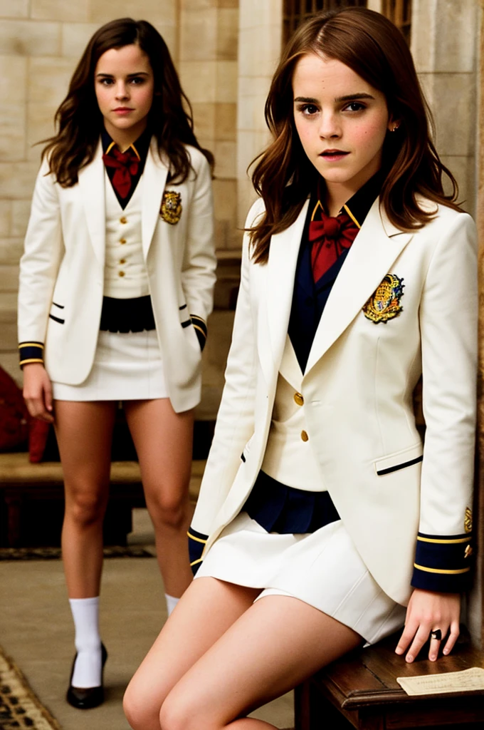 Emma Watson is a sexy Hogwarts uniform
