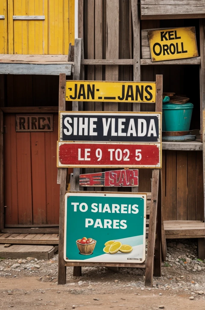 A sign for sale of empandas