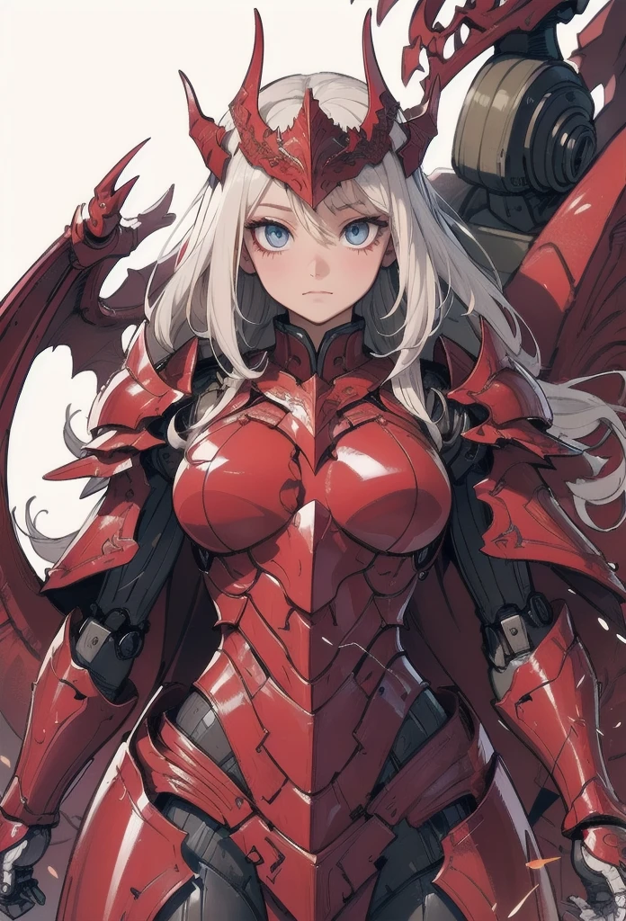 ((Highly accurate drawing in every detail)Extremely precise depiction)[High resolution],(detailed illustrations,Very fine and detailed drawing,Delicate drawn lines with tempo,Realistic texture expression),[color traced main line],(Fantasy World Battlefield Background [burning castle]),((ROBOT GIRL)(red knight[muscular][[METALFACE[clear lenticular iris]]])[WEAPON MACHINE[Princess Knight]]),[[corinthian helmet]][red dragon armor[scale][embroidered cloak]],[Crimson dragon pattern],[use a sword as a weapon],[[Mobile Weapon Gigant Size][science fiction mechanical]],((Gorgeous metallic red armor)),(intricate and beautiful decoration [Dense detail]),[transparency],(Precisely drawn face)[Perfect eyes detailed(Beautifully detailed iris)(Eyes like deep jewels)],(eyes light[Pinpoint lighting for the eyes]),[long and beautiful eyelashes],[precisely drawn hair [Beautiful and lustrous hair detailed]],(Perfectly hand detailed [Beautiful fingers with no damage [beautiful nails]]),(perfect anatomy(perfectly balanced proportions))[[full body portrait]],[ideal color coordination(Accurate simulation of light and material interactions)],([Precision Detail](detailed,高fine)),[Visual art that tells a story],((highest quality)fine[[High density drawing]])(4K Quality).