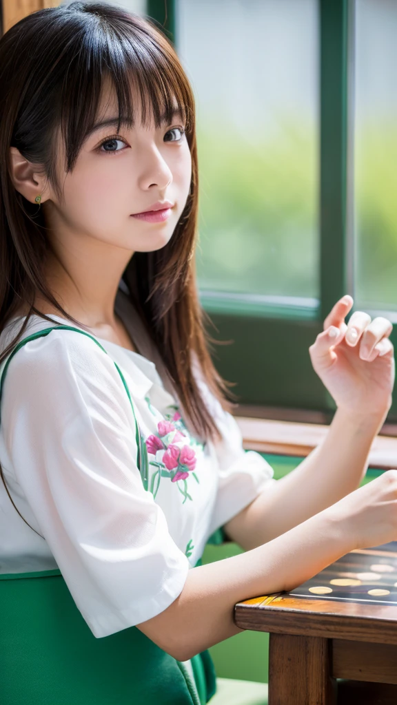 (8k, High resolution, Highest quality, Tabletop:1.2)、Japanese girl's life々Beautiful portrait、超A High resolution, Highest quality, (Big Breasts,:1.8), {Hide all breasts:1.2}, {Off-white shorts:1.5}. (Wearing a blue sleeveless turtleneck:1.5), (Put your hands on your hips:1.6), (On the street:1.2), break (Natural skin texture, Detailed skin, Hyperrealism, Ultra Sharpness), Intricate details, Depth of written boundary, Sexy Woman, Long black straight hair, Tight ass, ((masterpiece, Highest quality, High definition)), (Photorealistic:1.4), alone, Close your mouth, Smile happily, Big eyes, Clear double eyelids, Eyelashes, Long neck, Absolute area, Beautiful collarbone, Perfect Face, Thin lips, Small Face, (Staring at the audience, Eye highlights, Light brown eyes, Lip gloss side:1.5), {From head to toe, Show your whole body:1.7}, Laughter
