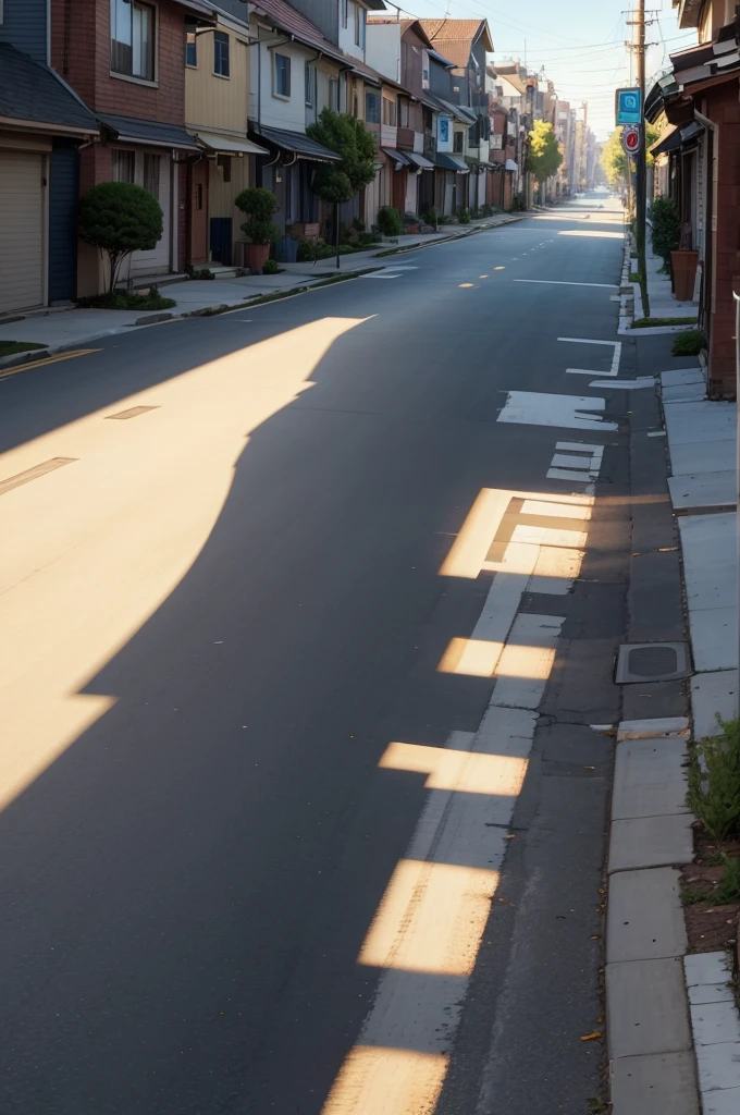 Generate the image of a peaceful neighborhood