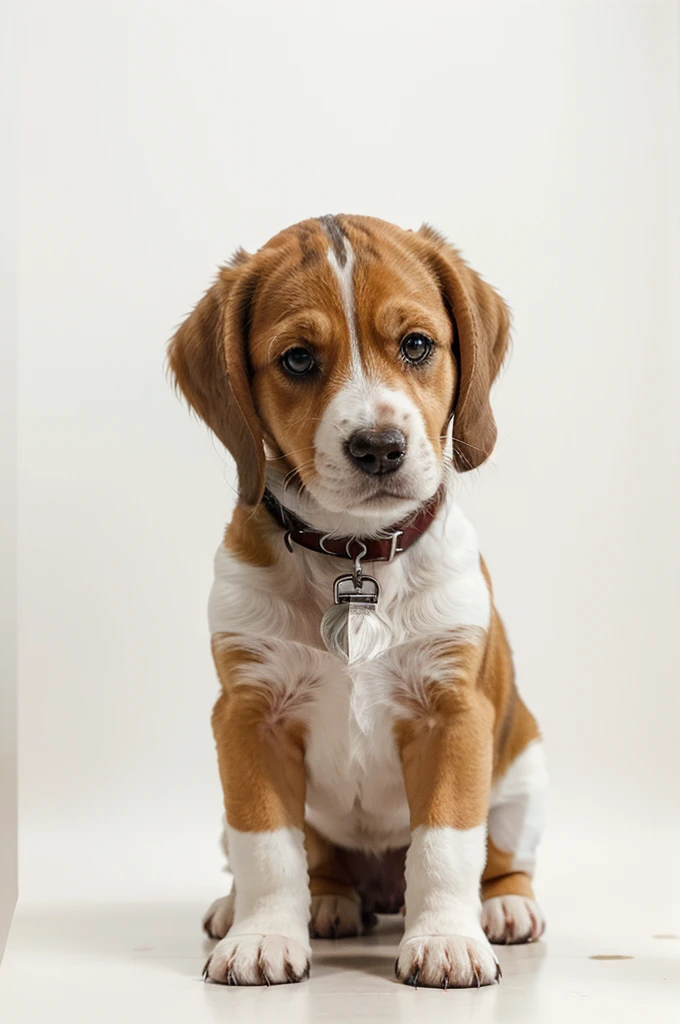 Beagle, Puppy, rzminjornada, vectorial art, White background