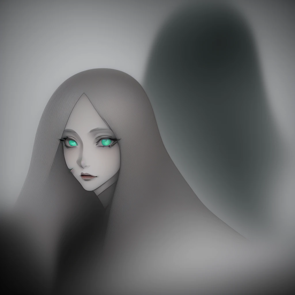 A girl with a scar on her left eye, olive skin, light blue curly hair, medium length hair, beautiful detailed dark green eyes, beautiful detailed red lips, extremely detailed eyes and face, long eyelashes, dominant expression, cinematic lighting, dramatic shadows, fantasy, concept art, (best quality, 4k, 8k, high resolution, masterpiece: 1.2), ultra-detailed, (anime, photorealistic, photorealistic: 1.37).