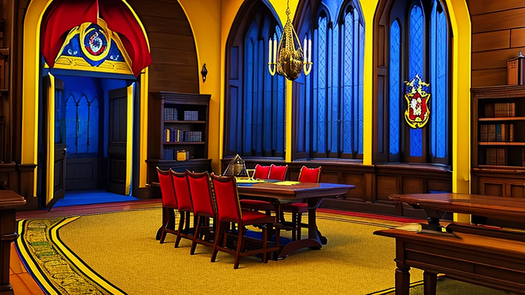 masterpiece,Highest quality,Realistic illustrations,Classic,Fantasy Full HD,Wide々,Arched Windows,navy red carpet,red and yellow silk hangs on the walls,machine,Chair,Book棚,Quill pen,Book,Hermione Jean Granger
« Slytherin Common Room» «Harry Potter Movie World»