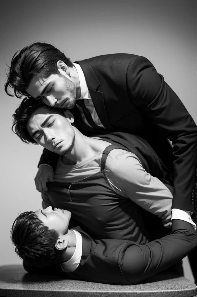 A man on top of another man