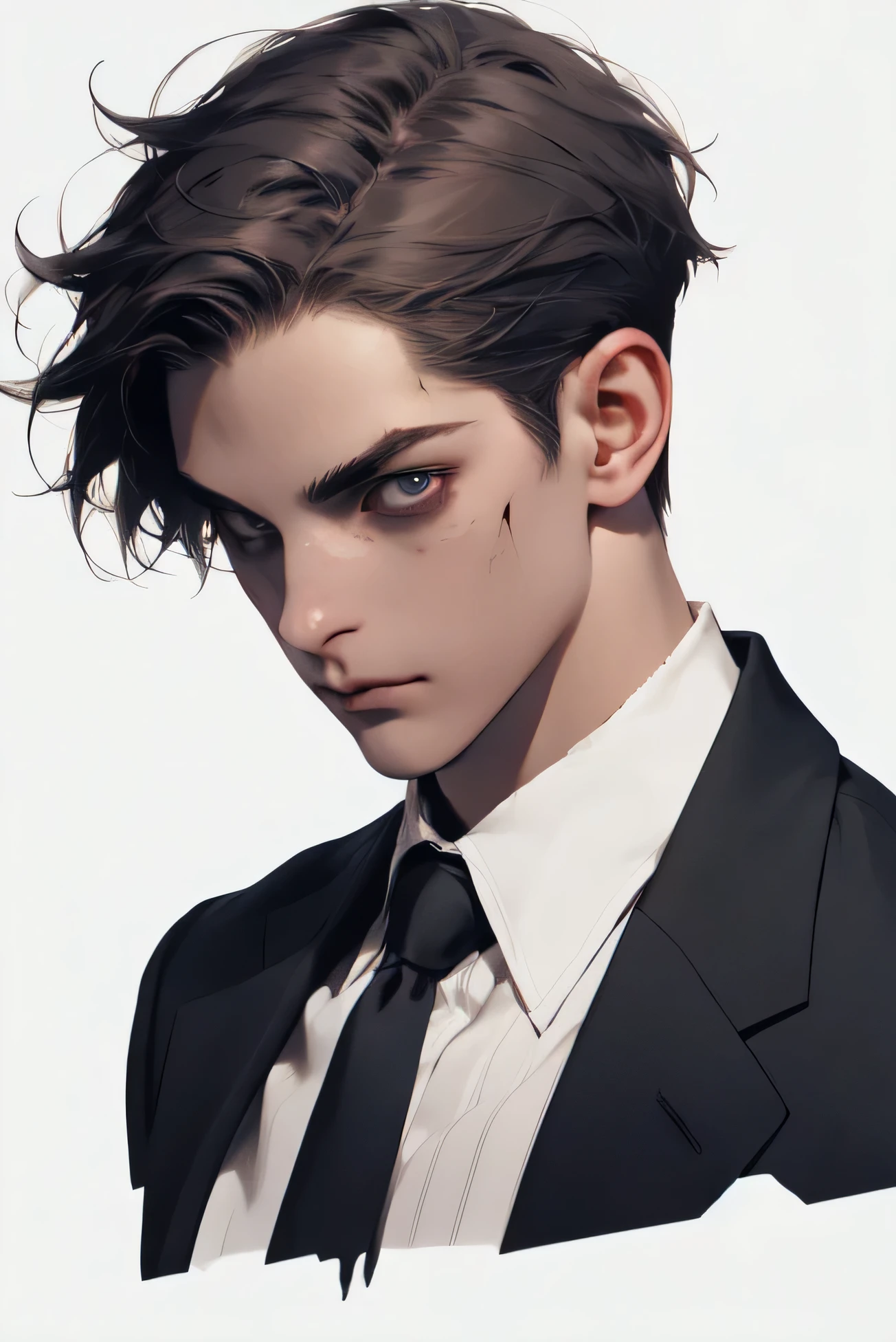 male, tired, metrovania, scary, short hair, tired, bloody