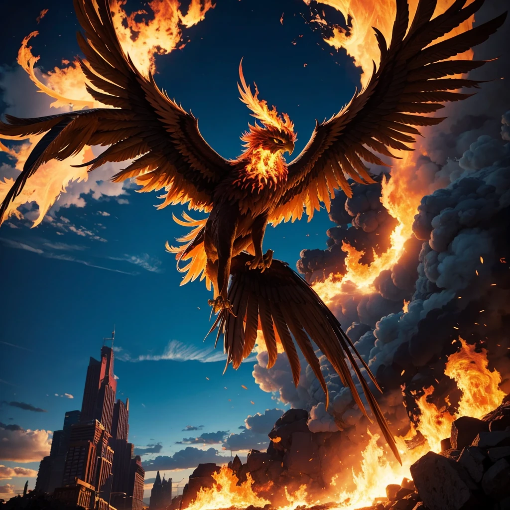 phoenix on fire