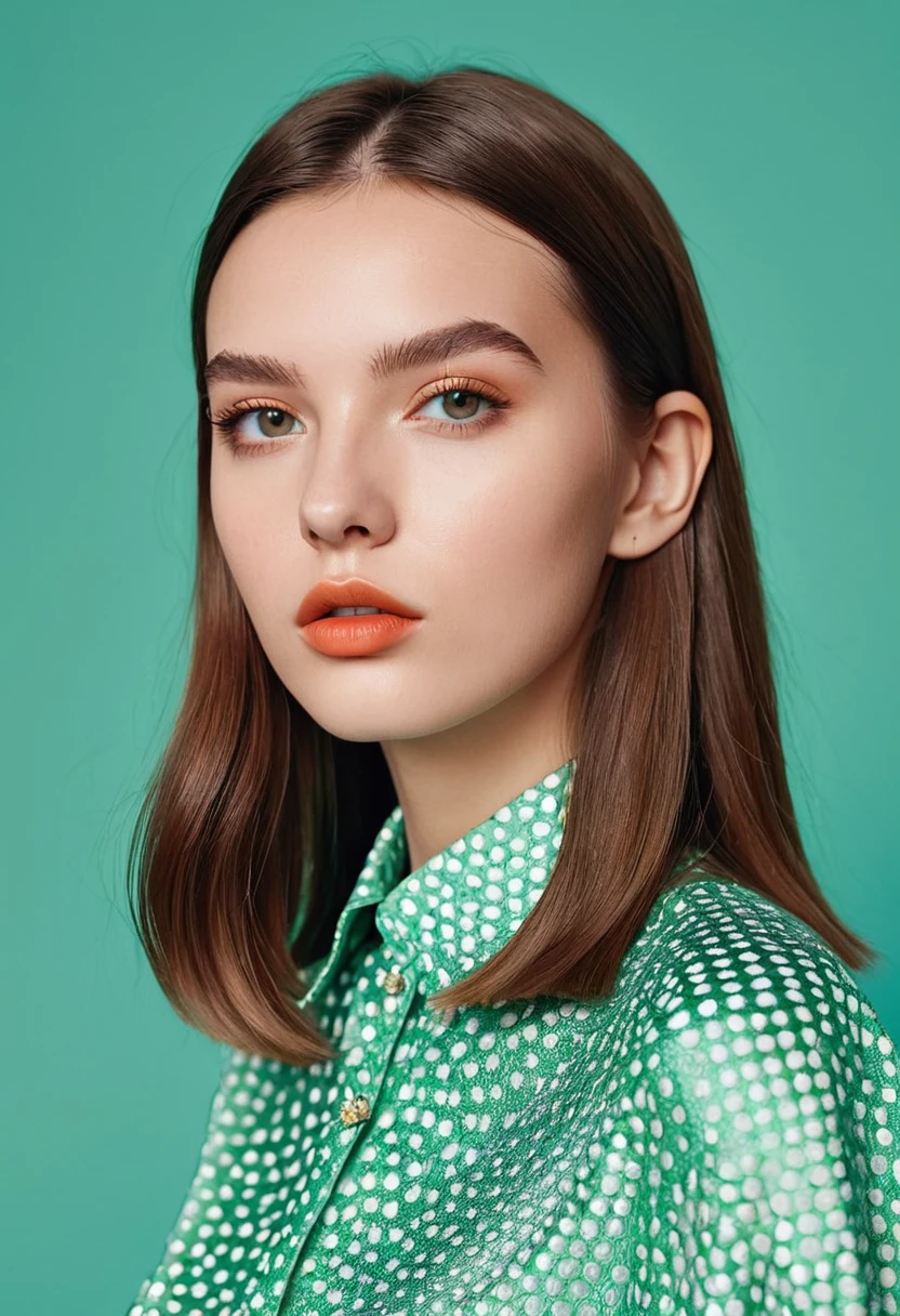 detailed portrait Photo of a beautiful 20yo woman who is an instgram influencer, detailed rich background by Clemens Ascher