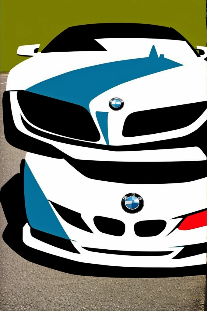 Cartoon bmw m4 