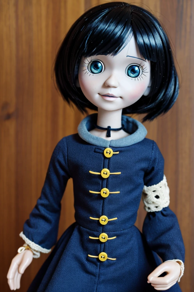 drawn coraline doll
