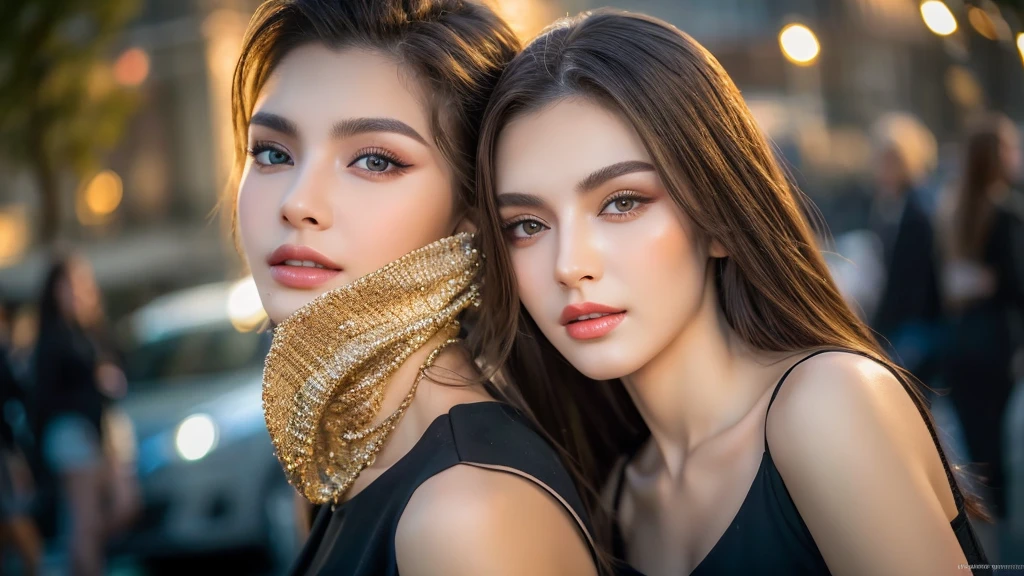 Russian model woman, Photorealsitic, Detailed skin, Detailed lips, Detailed eyebrows, PUPILS SPARKLING, depth of fields, ccurate, Super Detail, Best Quality, hight resolution, Anatomically correct, Textured skin, high details, High quality, short skirt, full body