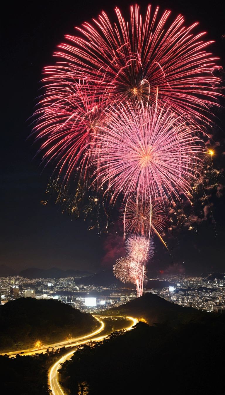 Japan Fireworks Festival;countryside