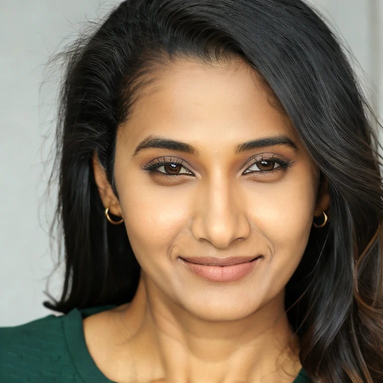 (masterpiece, best quality:1.2), 1girl, solo, photorealistic, close-up, ultrarealistic, indian, real skin tone, 