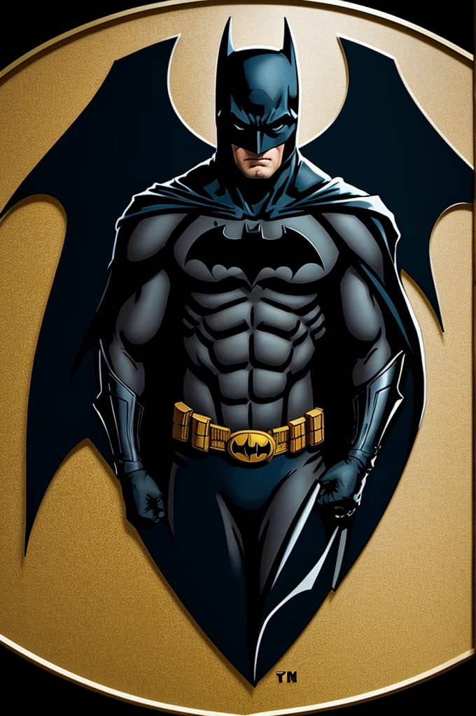 Batman emblem on a family crest