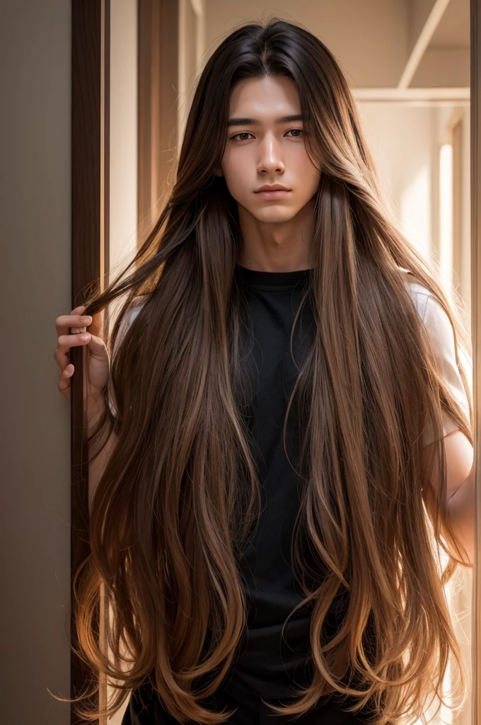 13 year old girl with very long long hair
