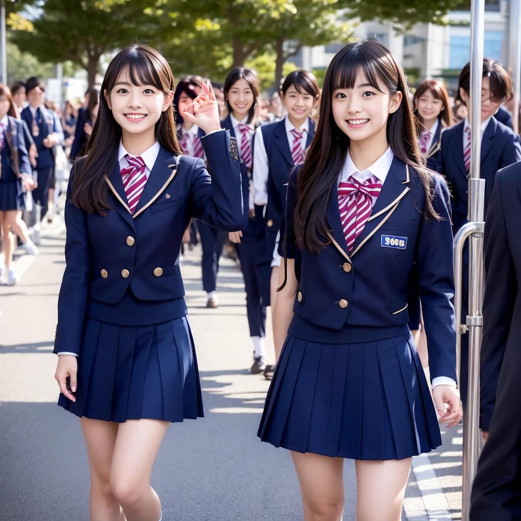 Center View、An Asian woman in a short skirt and bow tie is sitting on a train、Cute school girl、Japanese girls uniform、Wear Japan 、Japanese 、Surreal 、Dressed as a high school girl、Surreal 、Wear a uniform、Realistic school girl、Girl in uniform、Wear a uniform、 Pause、Whole Body Ezbian、Nice skin、Glowing Skin、Nice thighs、Shining thighs、Shining Regaleg , Japanese High School 、Nogizaka Idol、Korean Idol、Tai Gu emphasized、One person、crowd、Ultra mini skirt、From the knee up