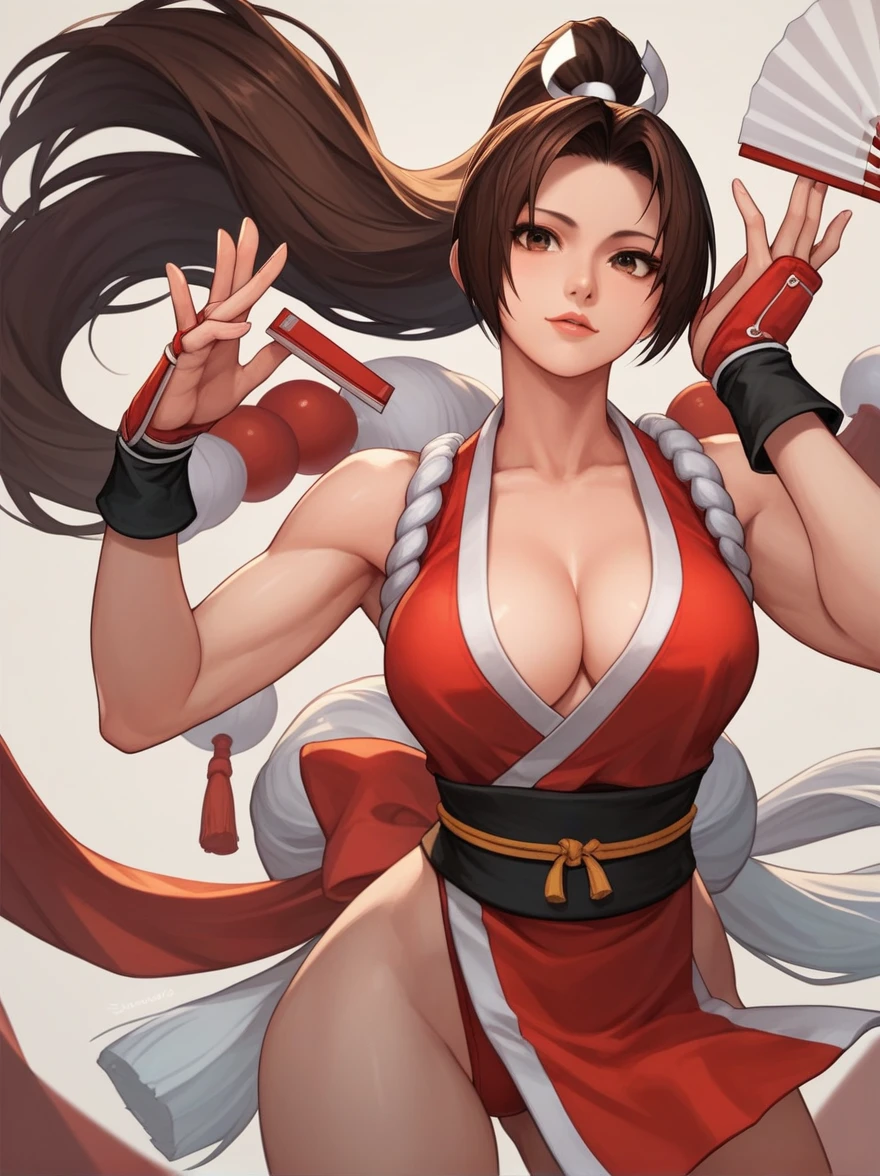 shiranui_mai, the_king_of_fighters, standing BREAK score_9, score_8_up, score_7_up, score_6_up, score_5_up, score_4_up,