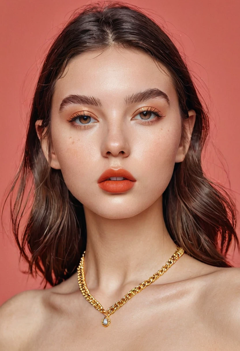 detailed portrait Photo of a beautiful 20yo woman who is an instgram influencer, detailed rich background by Clemens Ascher