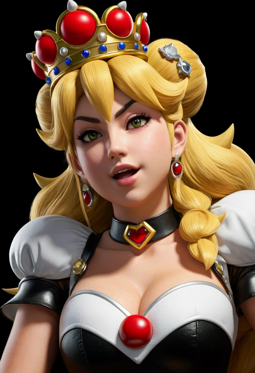 bowsette sitting on mario's face
