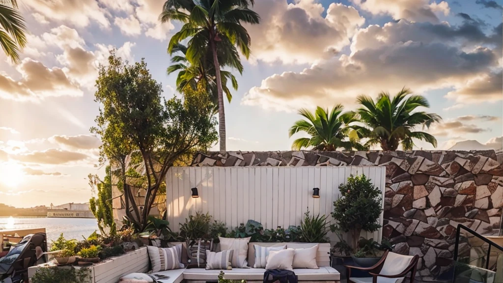 (((masterpiece))),((Highest quality)),Ultra high definition,Ultra-exquisite details,courtyard,plant,Daytime rendering,Background Sky,Beautiful sky,((noon)),Enough light,Create a lively and fun atmosphere,Vibrant atmosphere,Ultra-realistic,Super Real,interesting light and shadow,Low Light
