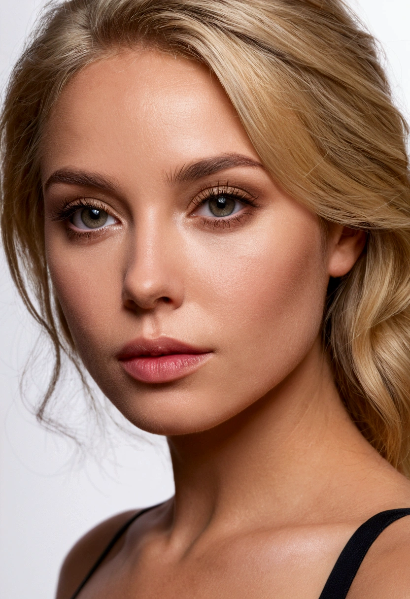 Jolie blonde, Face avant, angle parfait, 23 ans, nue, sexy, dans un lit, photo shooting, corps entier, visage affectueux, yeux marrons, haute résolution, Chef de&#39;ouvrages d&#39;art, Meilleure qualité,détails complexes, très détaillé,acuité, texture de peau parfaite, yeux détaillés, professionnel, 4k, tourné avec Canon, 85mm,Faible profondeur de champ,couleur de vision kodak, le fard à paupières, extrêmement détaillé, photo_\(ultra\), photoRéaliste, Réaliste, Post-traitement, détail maximum, rugosité, vrai vie, ultra Réaliste, photoréalisme, La photographie, 8K UH, La photographie