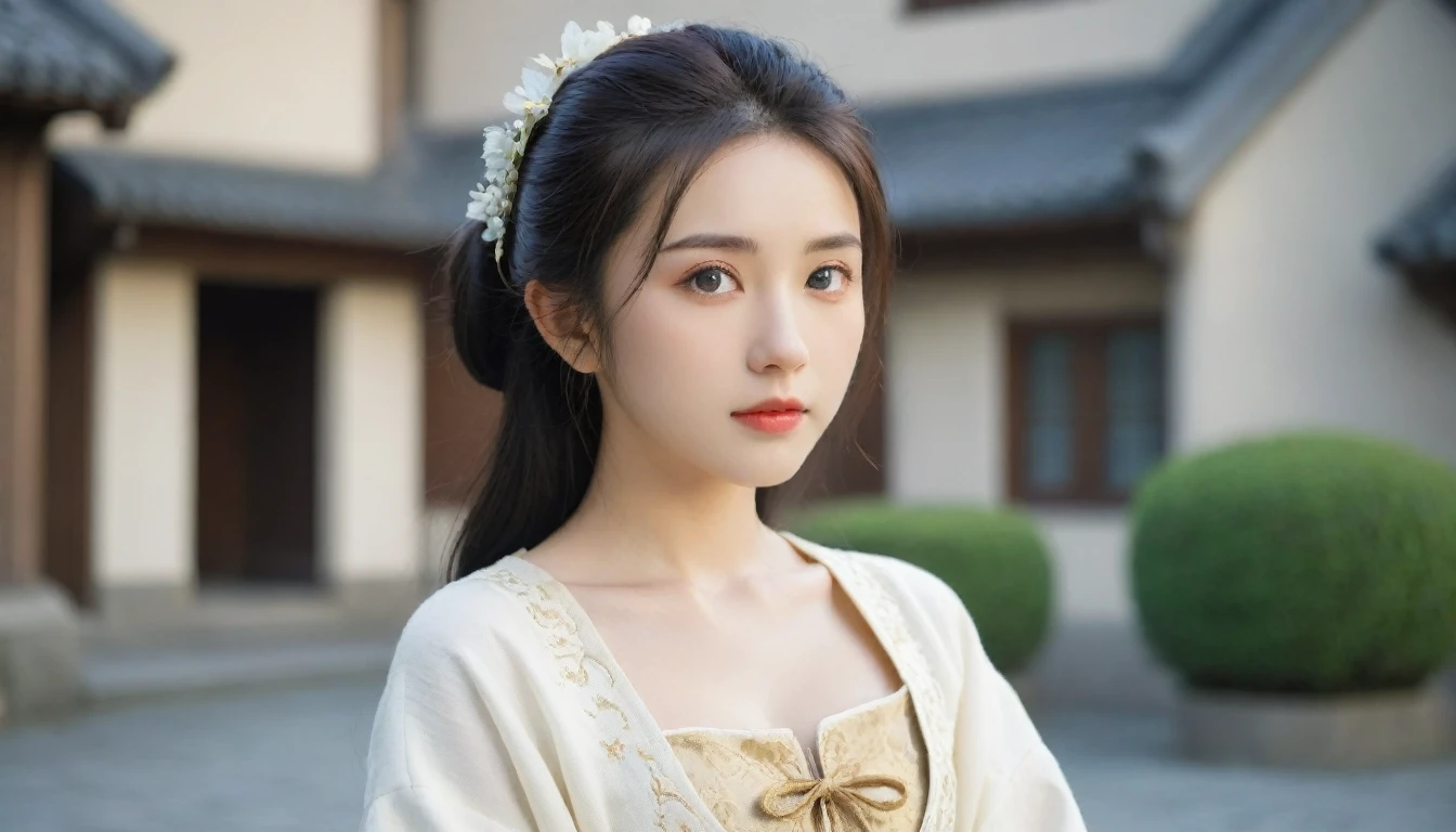 8k, Ultra-high resolution, Highest quality, masterpiece, 三分割法によるphotograph,Surreal, photograph, 1 Girl, (16 years old:1.3), pretty girl, Cute Face, Beautiful eyes in every detail, 細かくdetailedに,masterpiece,One Girl:1.2, Japan Female Announcer,extream close up,disgust,Long black hair,Loose curly hair,(Dressed in medieval European clothing:1.3),(印象派の美しい少女のPortraiture), (Standing in a medieval European square:1.3), (After the Rain), (Sunset reflection), (Impressionist light and colour),Realistic Skin, Perfect and beautiful face ,完璧でCute Face, Skin with attention to detail, Perfect limbs、Narrow waist,Looking at the audience、beauty,Long neck、(((Ideal body type))),A cup small breasts :2,Portraiture:2,Perfect Anatomy,鮮明なdetailed,detailed,Surreal,Light and shadow,darkness