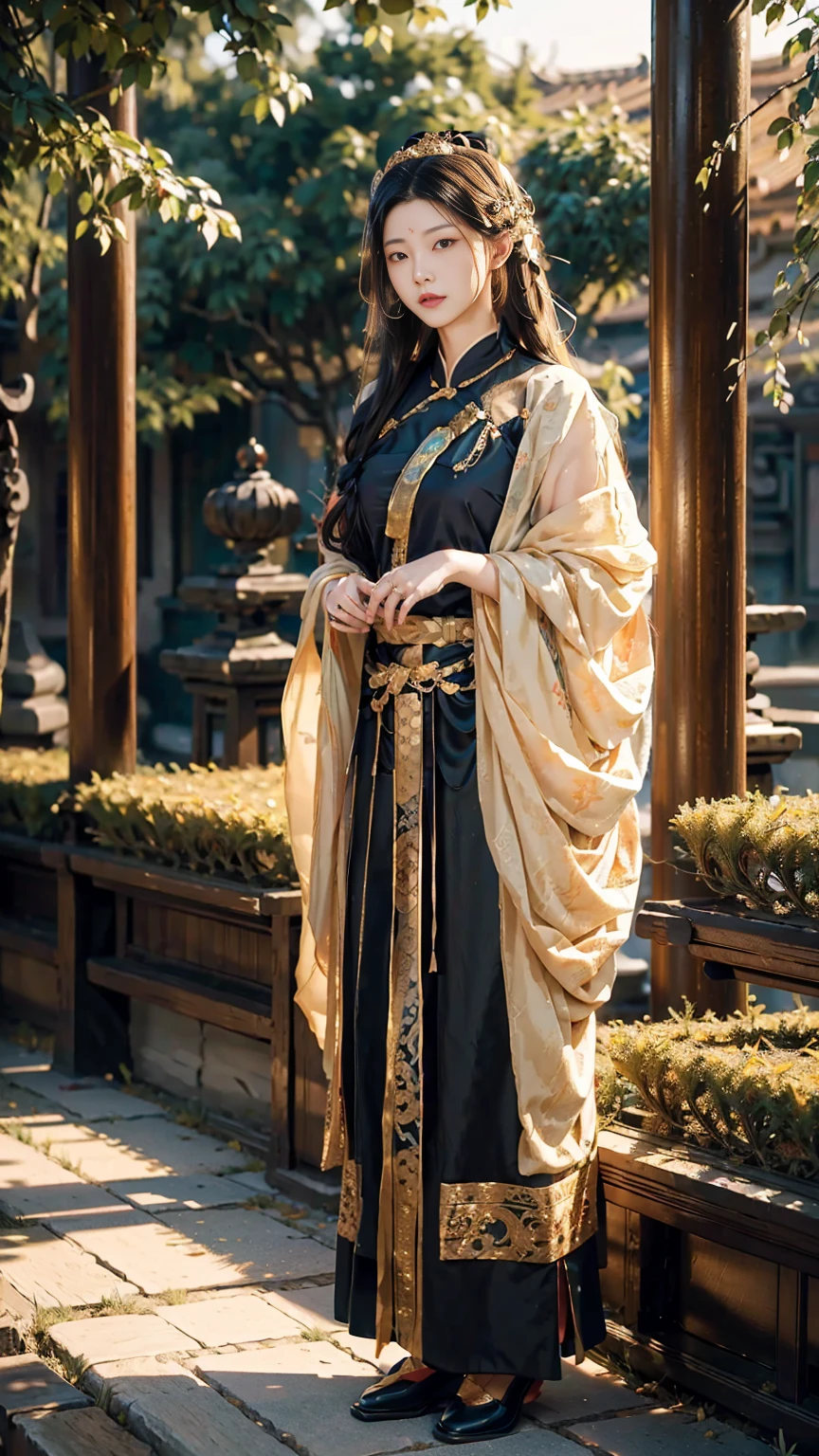 Top quality,16K,masterpiece:1.3。中国Dunhuang舞女,antiquity,Flowing long hair,Bird's-eye view photo,Beautiful,Beautiful wallpaper(RAW photos, best quality), (Practical, photo-Practical:1.3),best quality,Very detailed,masterpiece,Extremely detailed,illustration,,Dynamic Angle,world masterpiece theater,messy_long_hair,best quality,Extremely detailed CG unity 8k wallpaper,ink,Astonishing,light,lens_Flare,,Dunhuang_style,Dunhuang飞仙装办,Sexy,Little Lake,Exposed breasts,Large bust