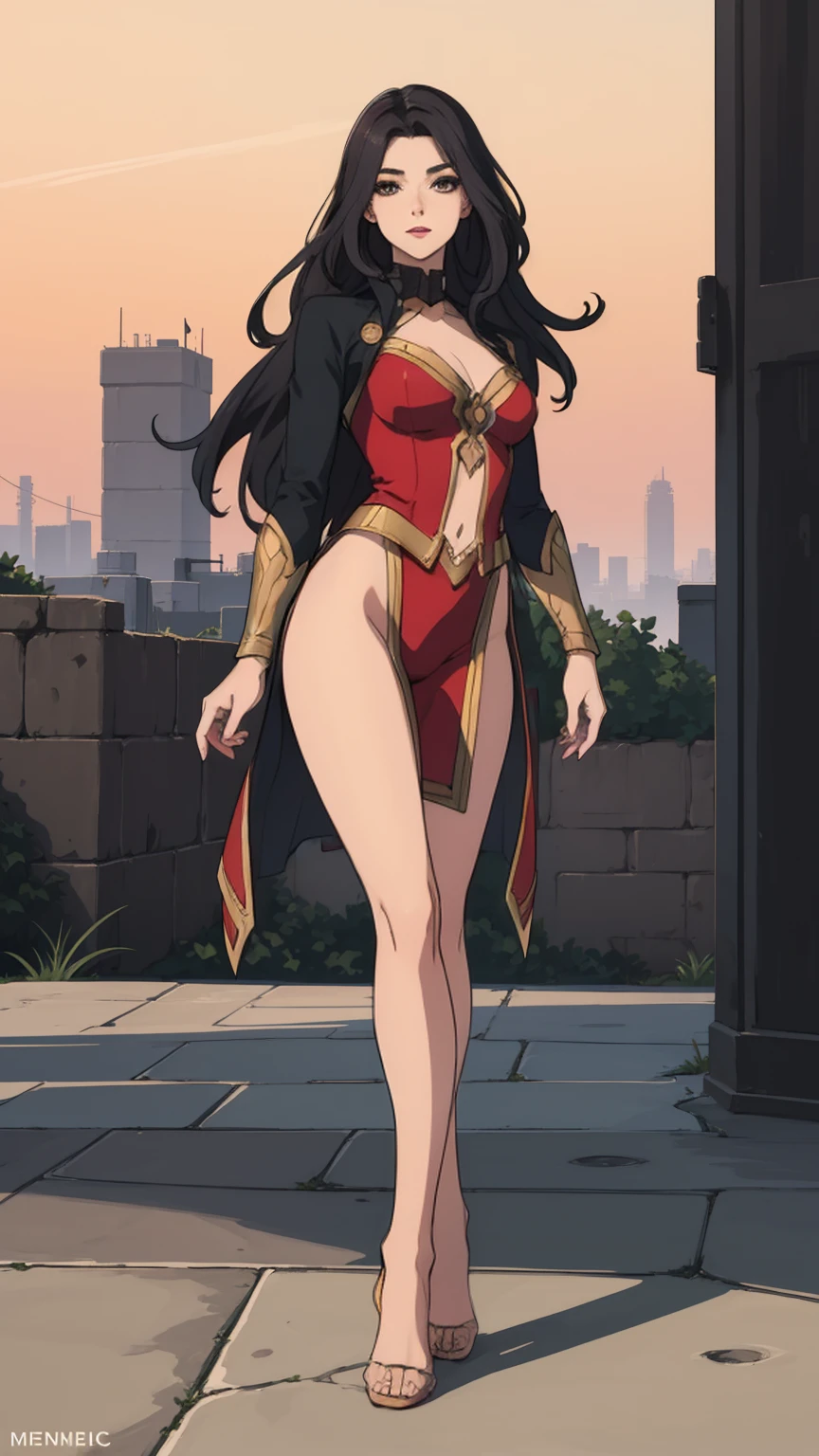 ((full body photo, standing, feet on the ground)) (Adriana Lima :1.1) Red lips, green eyes, ((full body photo, standing, feet on the ground)) Wonder Woman stands imposingly in a city from Themyscira. The scenery is lush. The camera details everything, a warrior woman, cover with stars, (work of art, maximum quality, best quality, official art, beautiful and aesthetic:1,2), (1 girl:1,4), extremely detailed, Losing money , Sensual, Full body, sensual pose,
