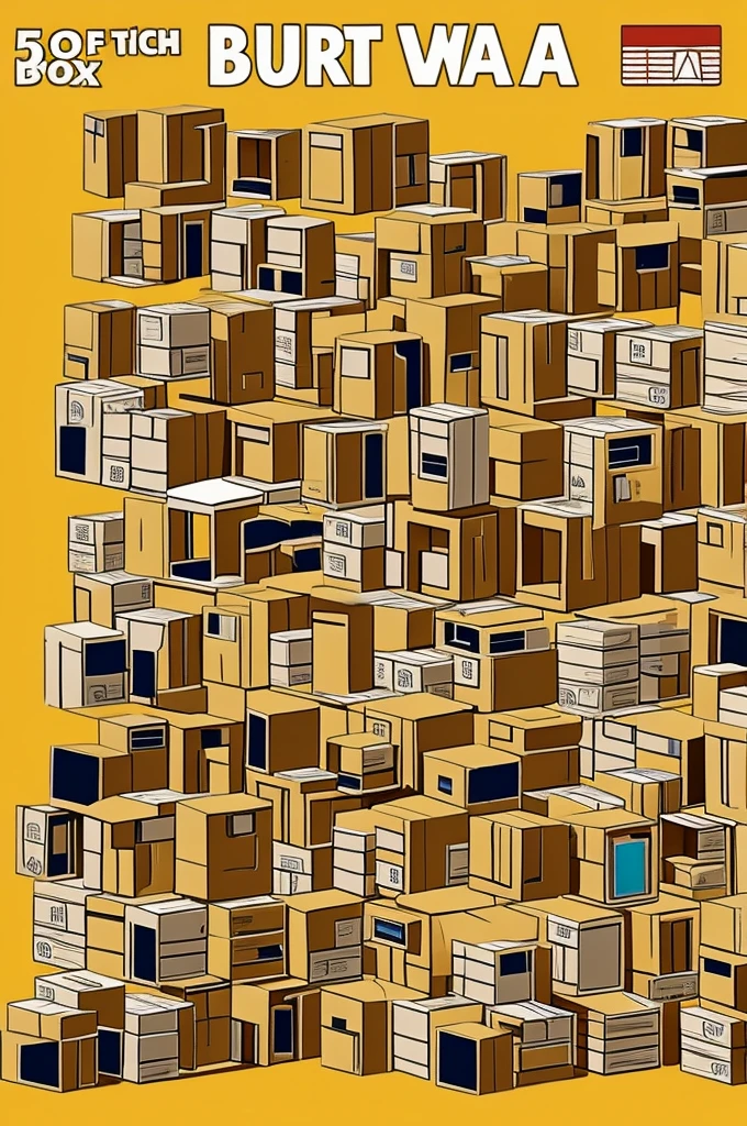 Make a cartoon with 30 boxes in English about a war