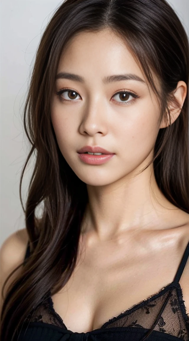dark brown hair、light brown eyes、Japanese actress、Lady、I'm like him and me&;I'm about 40 years old.、(intricate details:1.2)、(highest quality:1.4)、 (ultra high resolution:1.2)、ultra high resolution、(detailed eyes)、(detailed facial features)、ticker、8K resolution、D cup size breasts、long hair、singapore terrace restaurant、night view of singapore、Sit comfortably on a sofa on the terrace of a cafe overlooking the night sky..、relaxing、lean against the backrest、Zara clothes、ZARA coordination、trendy clothes、trend coordination、