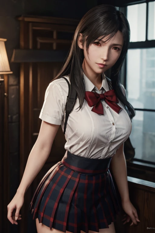 ulzzang-6500-v1.1, (raw photo:1.2), (photorealistic:1.4), beautiful detailed girl, very detailed eyes and face, beautiful detailed eyes, ridiculous, incredibly ridiculous, huge file size, super detailed, high resolution, very detailed, best quality, masterpiece, kemomimi, ((Japanese girls' high school uniform)), illustration, very detailed, CG, unified, 8k wallpaper, amazing, Fine details, masterpiece, best quality, very detailed CG uniform 8k wallpaper, light on face, cinematic lighting, 1girl, 16 years old, ((no panties)), ((dynamic pose))), (camel toe), (half), (pantyhose), (knee-bending leg sitting))