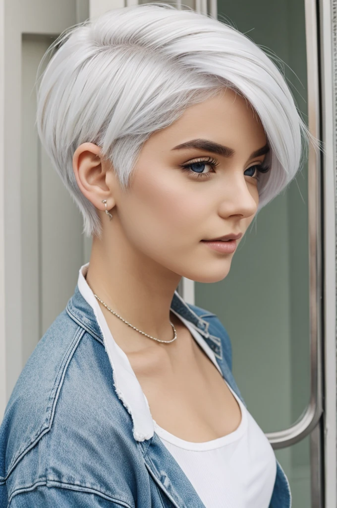 A white-haired na'vi