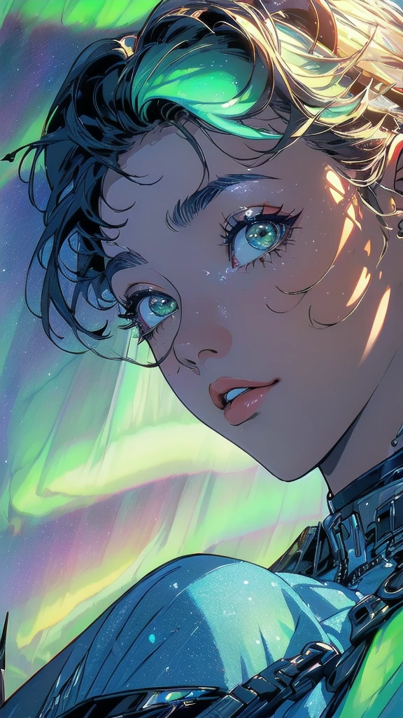 (((masterpiece, highest quality))),(((solo:1.2))),(((1girl:1.2))),(((32k wallpaper))),(very detailed, vintage science fiction),((((((cinematic movie poster)))))),(((((portfolio))))),(((((((Close-up))))))),,((((various angle)))),(((((ultimate highlight))))),((((complete. detailed face)))),(((((Extremely talented))))),(((most complicated machine))),(((text))),(((typography))),(((((best complicated machine))))),(((((super genius mechanic))))),(((((gorgeous light leak))))),(((detailed amazing sparkling eyes))),(((hexagon))),(((((Overly complicated background:unlimited Aurora)))))