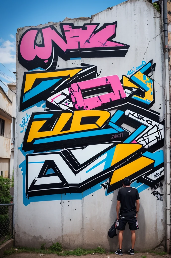 Name João Gabriel with graffiti letters that are difficult to understand