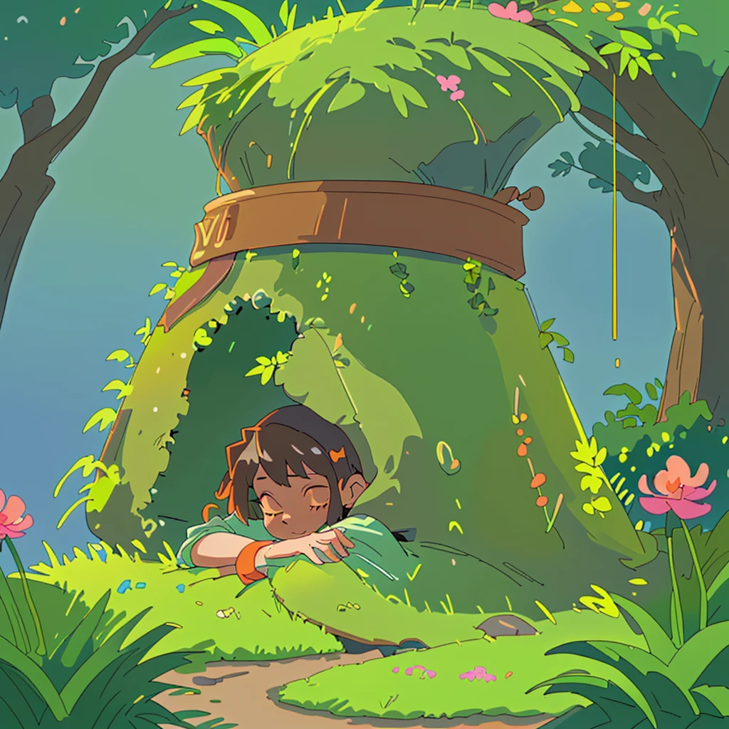 lofi colorful tranquil landscape with plants and nature for cozy relaxation YouTube