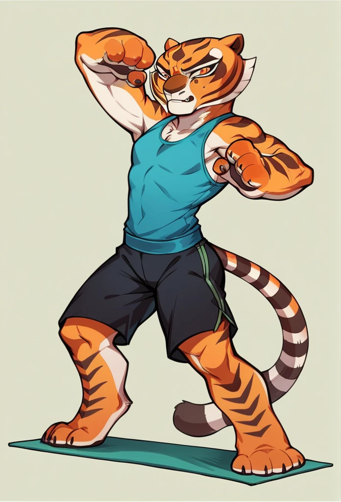orange cat, dabbing, furry, anthro, athletic clothes, backwards hat, orange tabby, 1male,