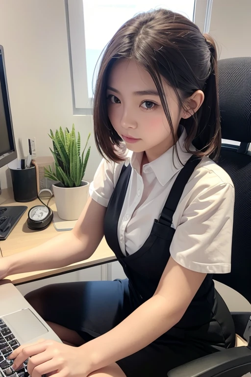 1girl, at work