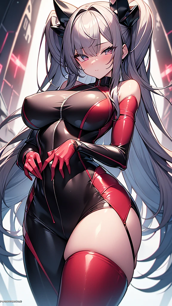 masterpiece,hentai, Naked Girls,favorite,Bounce and shake wildly,, 32k,Super detailed,Ultra-detailed,Vibrant breasts, {{A biological weapon escaped from a laboratory and ate a sister in front of her brother, transforming into a human using her genes, Her face resembles her younger sister's.}}, Overall view, 街, NSFW