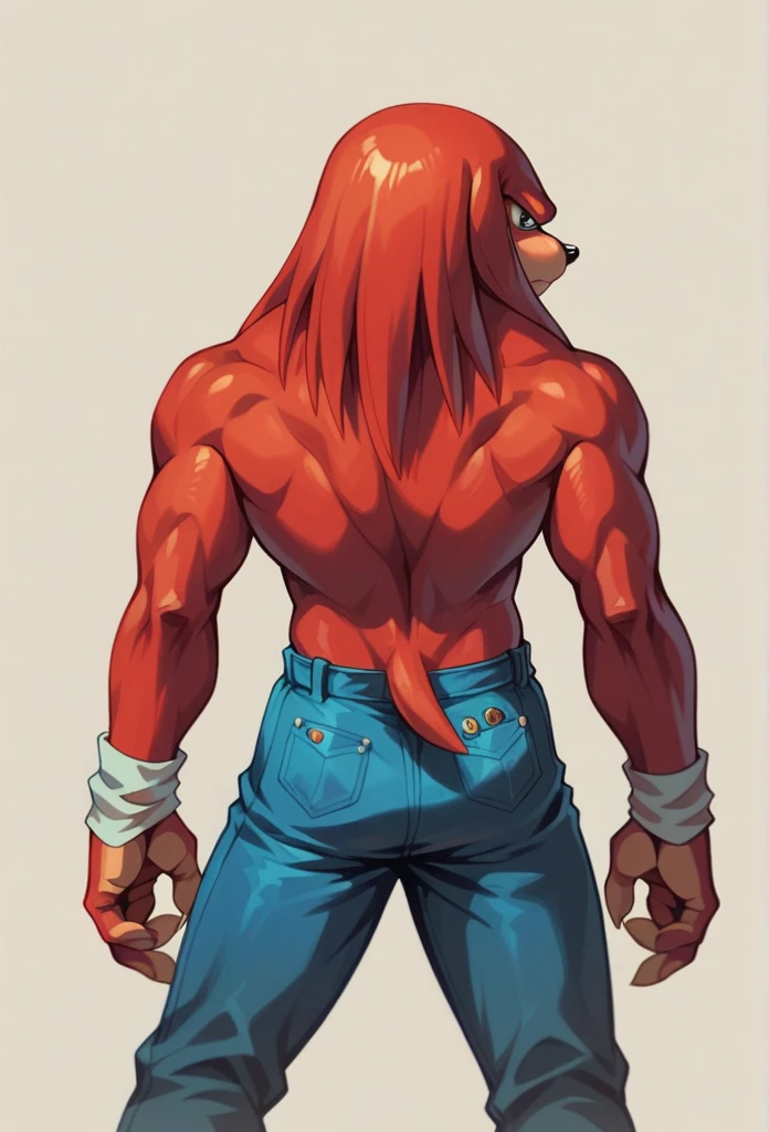 Magnificent Ferrari F40, knuckles the echidna, back view, stylized digital illustration,Retro style art, detailed vector art, Retro illustration,