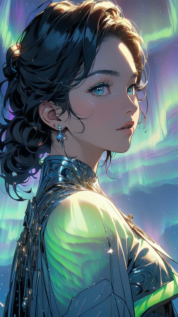 (((masterpiece, highest quality))),(((solo:1.2))),(((1girl:1.2))),(((32k wallpaper))),(very detailed, vintage science fiction),((((((cinematic movie poster)))))),(((((portfolio))))),(((((((Close-up))))))),,((((various angle)))),(((((ultimate highlight))))),((((complete. detailed face)))),(((((Extremely talented))))),(((most complicated machine))),(((text))),(((typography))),(((((best complicated machine))))),(((((super genius mechanic))))),(((((gorgeous light leak))))),(((detailed amazing sparkling eyes))),(((hexagon))),(((((Overly complicated background:unlimited Aurora)))))