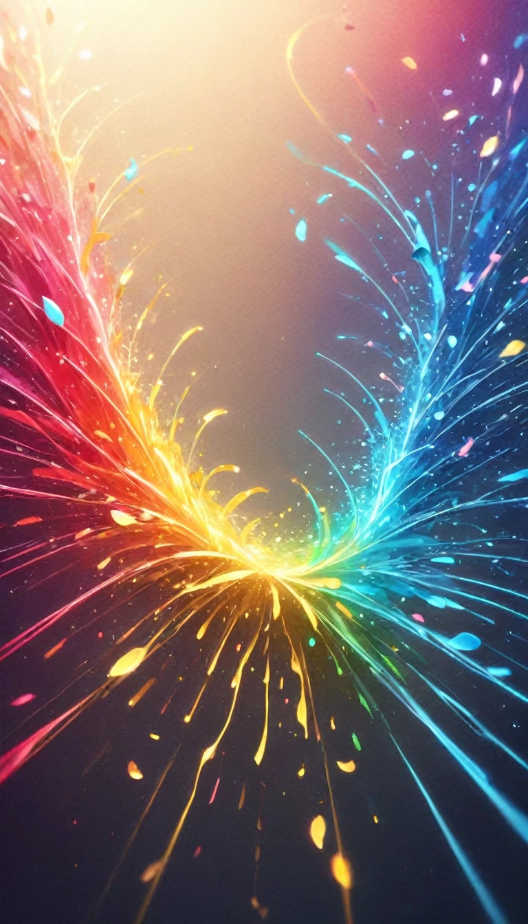 isolated on white background( Colorful Confetti/confetti/colorful confetti)watercolor画、watercolor、Splash technology recreates the romantic atmosphere in humid environments、unique ingredients、Abstract representation、Contains surreal elements、light tone.Light gold color scheme、High resolution details、Ink splash effect、color saturation。(best quality,4K,8k,high resolution,masterpiece:1.2),Super detailed,(current,photocurrent,photo-current:1.37),leave a blank.Fresh, bright, natural and soft light and shadow.best quality.8k.romantic style.Literary youth style.Delicate and elegant.
