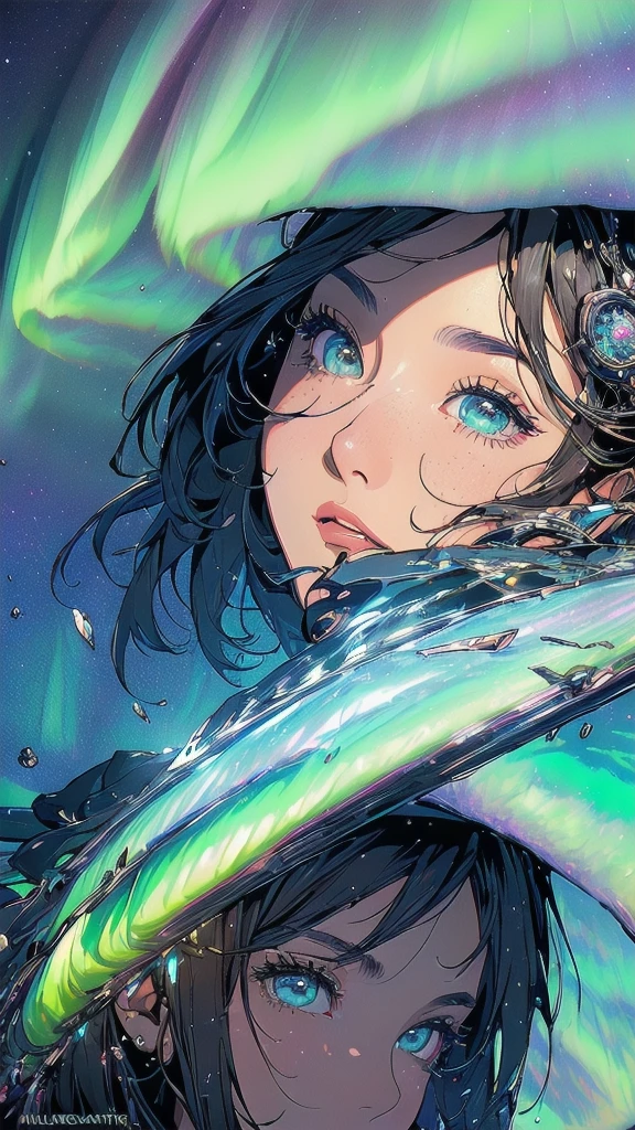 (((masterpiece, highest quality))),(((solo:1.2))),(((1girl:1.2))),(((32k wallpaper))),(very detailed, vintage science fiction),((((((cinematic movie poster)))))),(((((portfolio))))),(((((((Close-up))))))),,((((various angle)))),(((((ultimate highlight))))),((((complete. detailed face)))),(((((Extremely talented))))),(((most complicated machine))),(((text))),(((typography))),(((((best complicated machine))))),(((((super genius mechanic))))),(((((gorgeous light leak))))),(((detailed amazing sparkling eyes))),(((hexagon))),(((((Overly complicated background:unlimited Aurora)))))